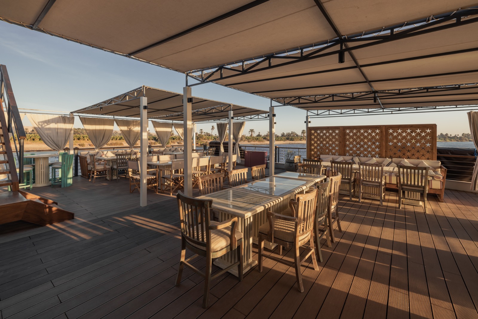 Elegant interiors aboard M/S DWA