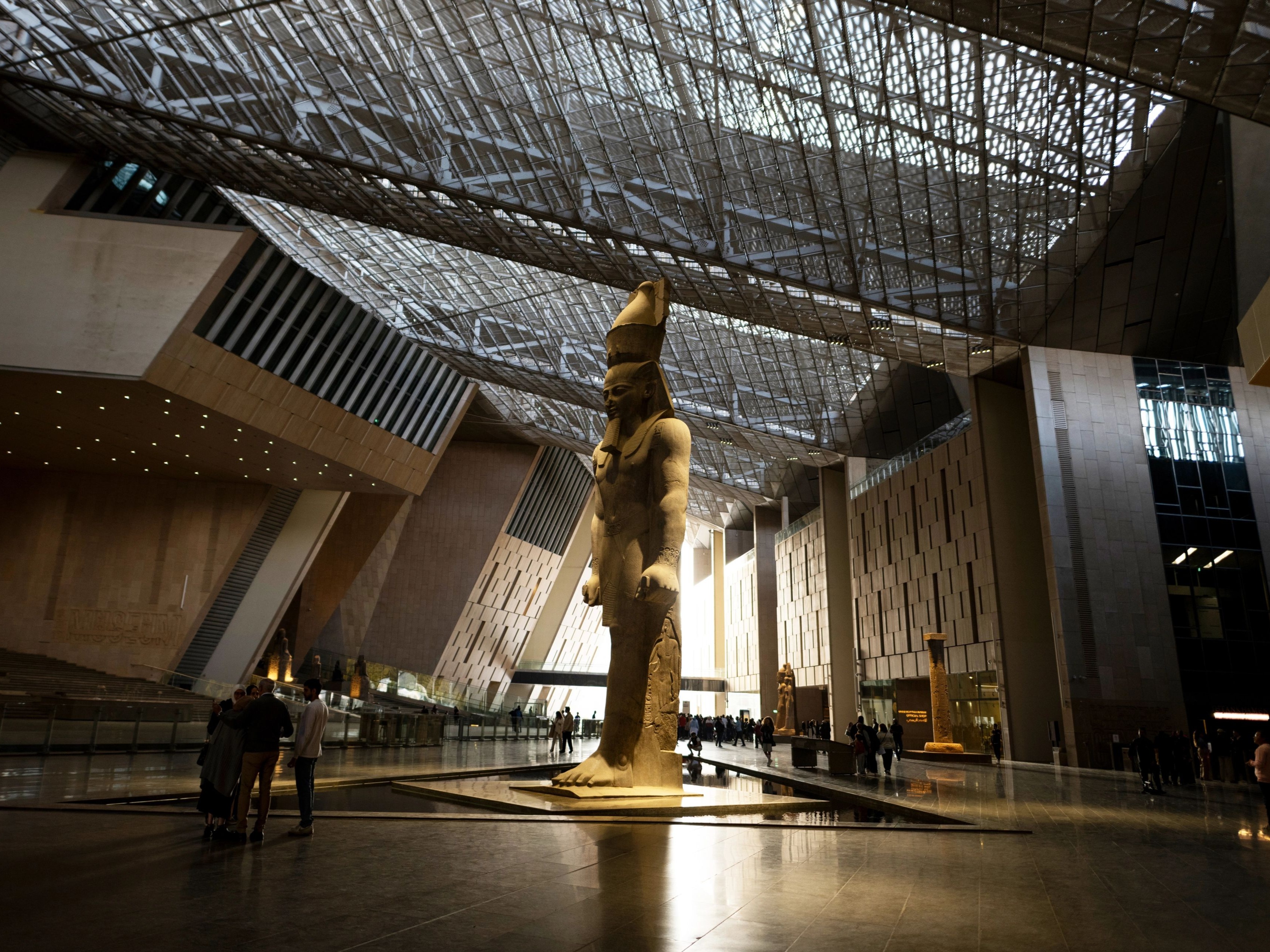 Grand Egyptian Museum interior