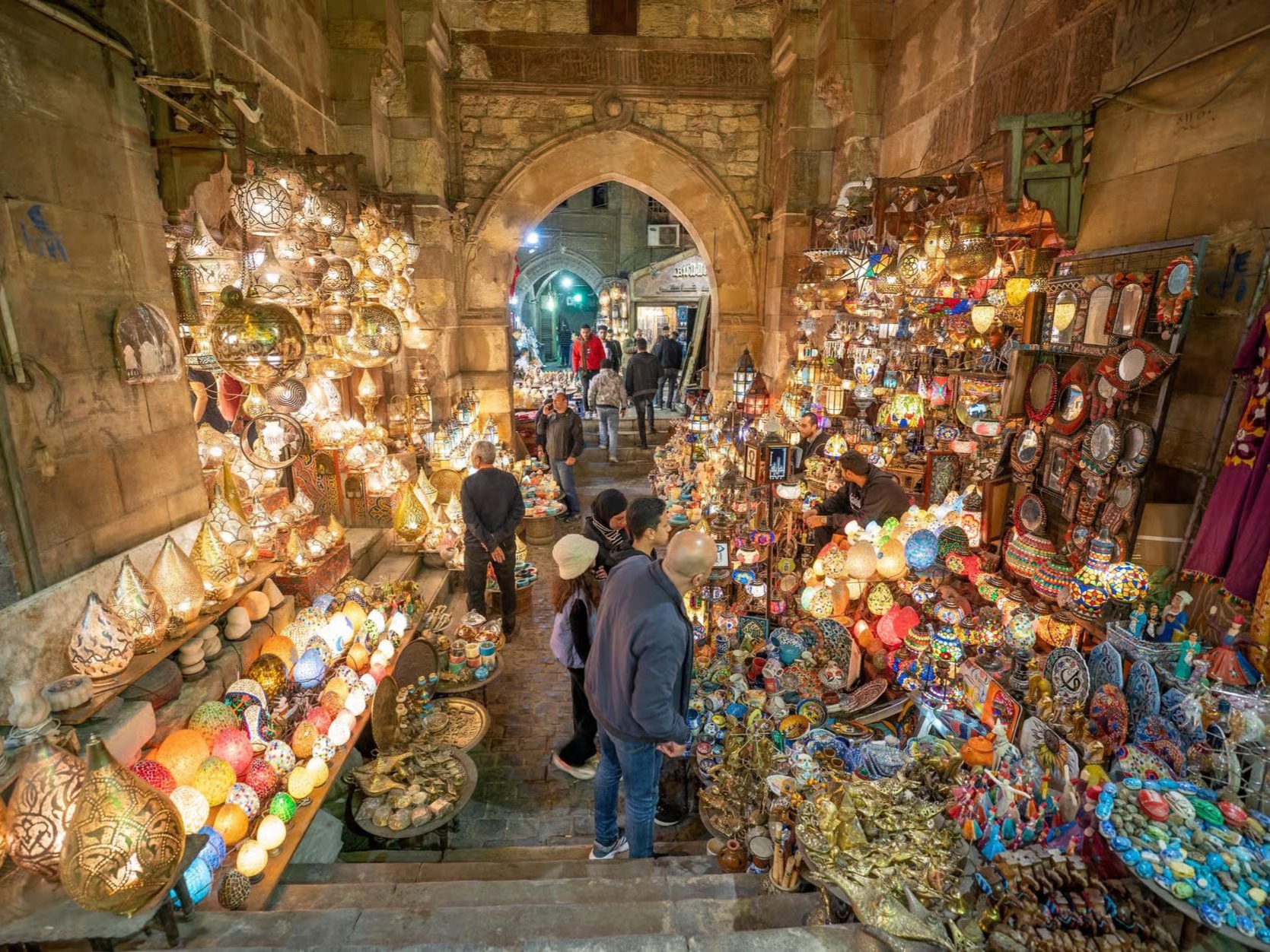 Khan el-Khalili market alley
