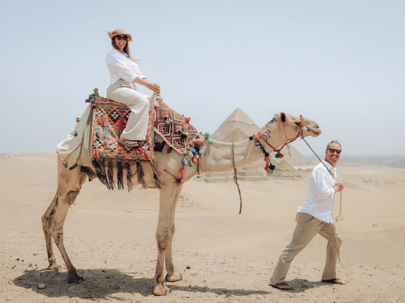 Camel ride at the Giza Plateau