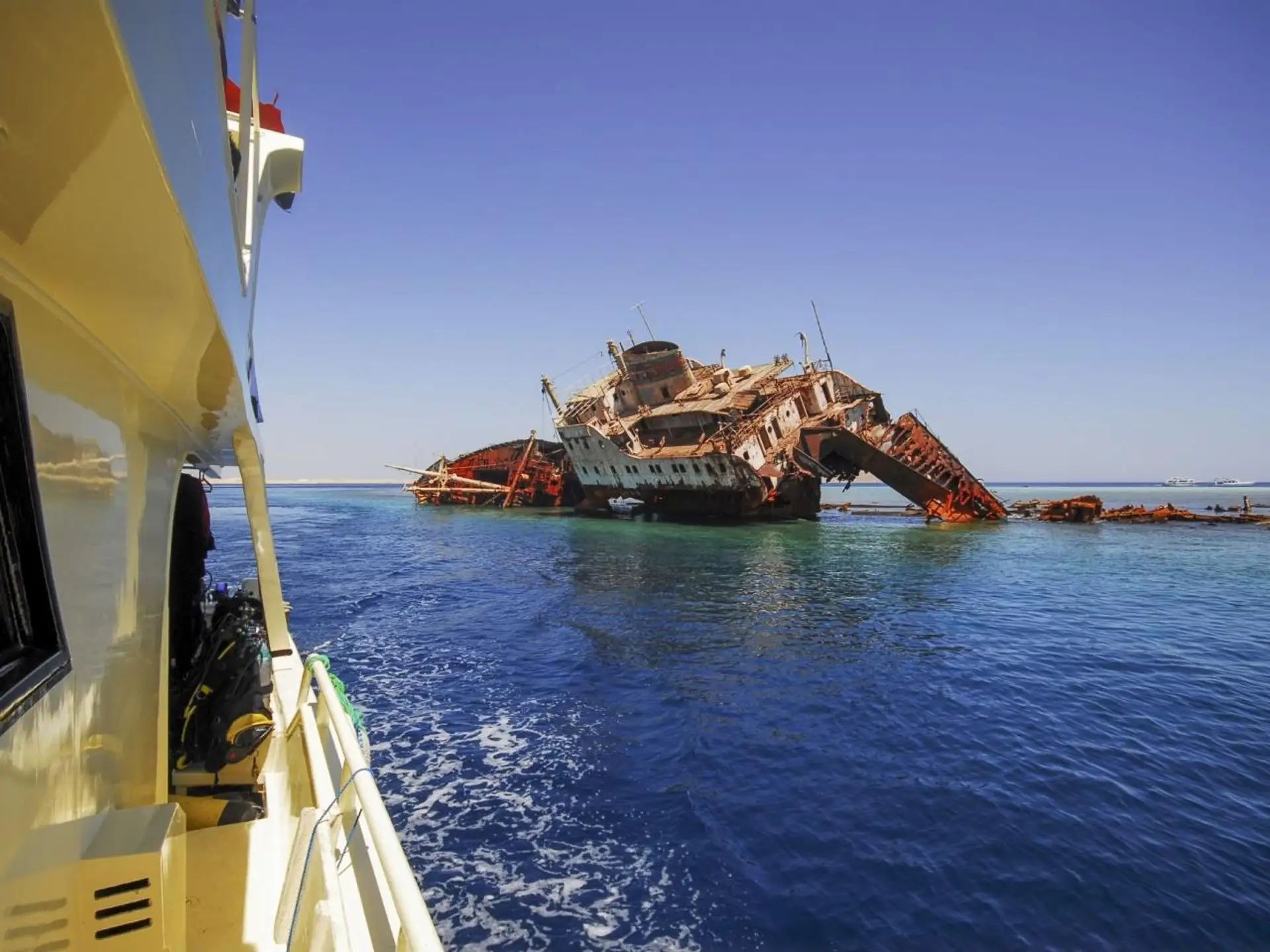 Shipwreck near Tiran Island
